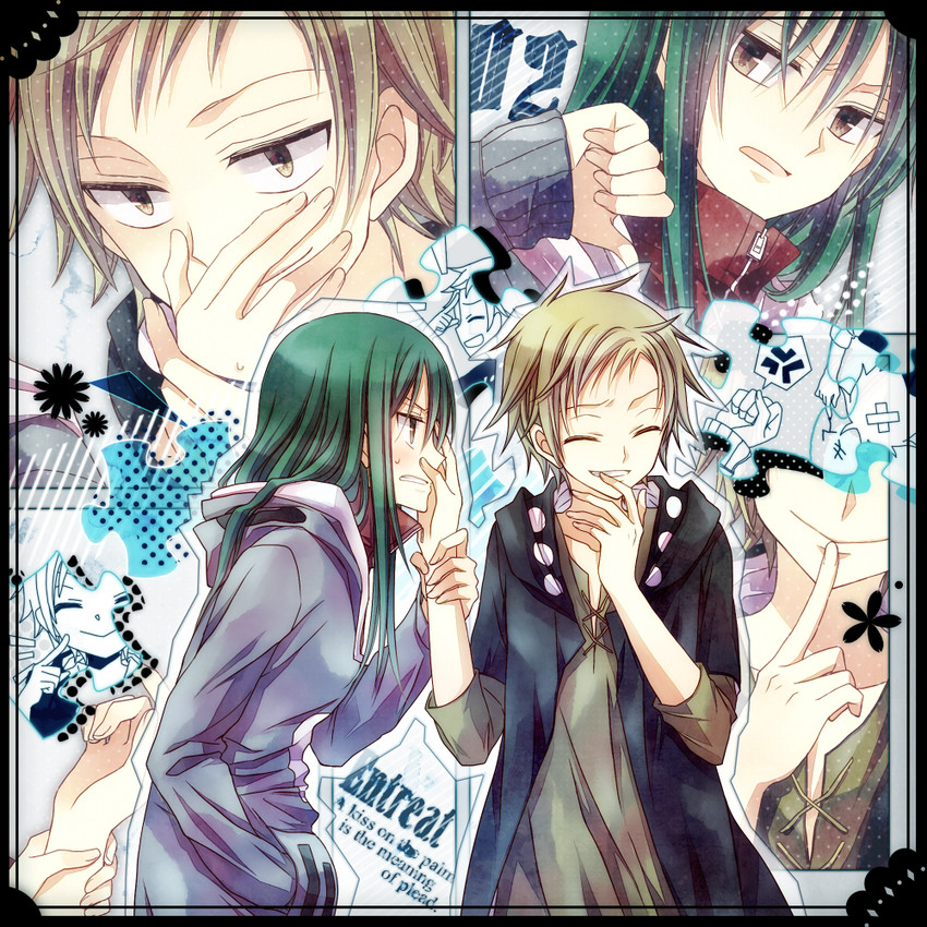 kido tsubomi and kano shuuya (kagerou project) drawn by minorikoike