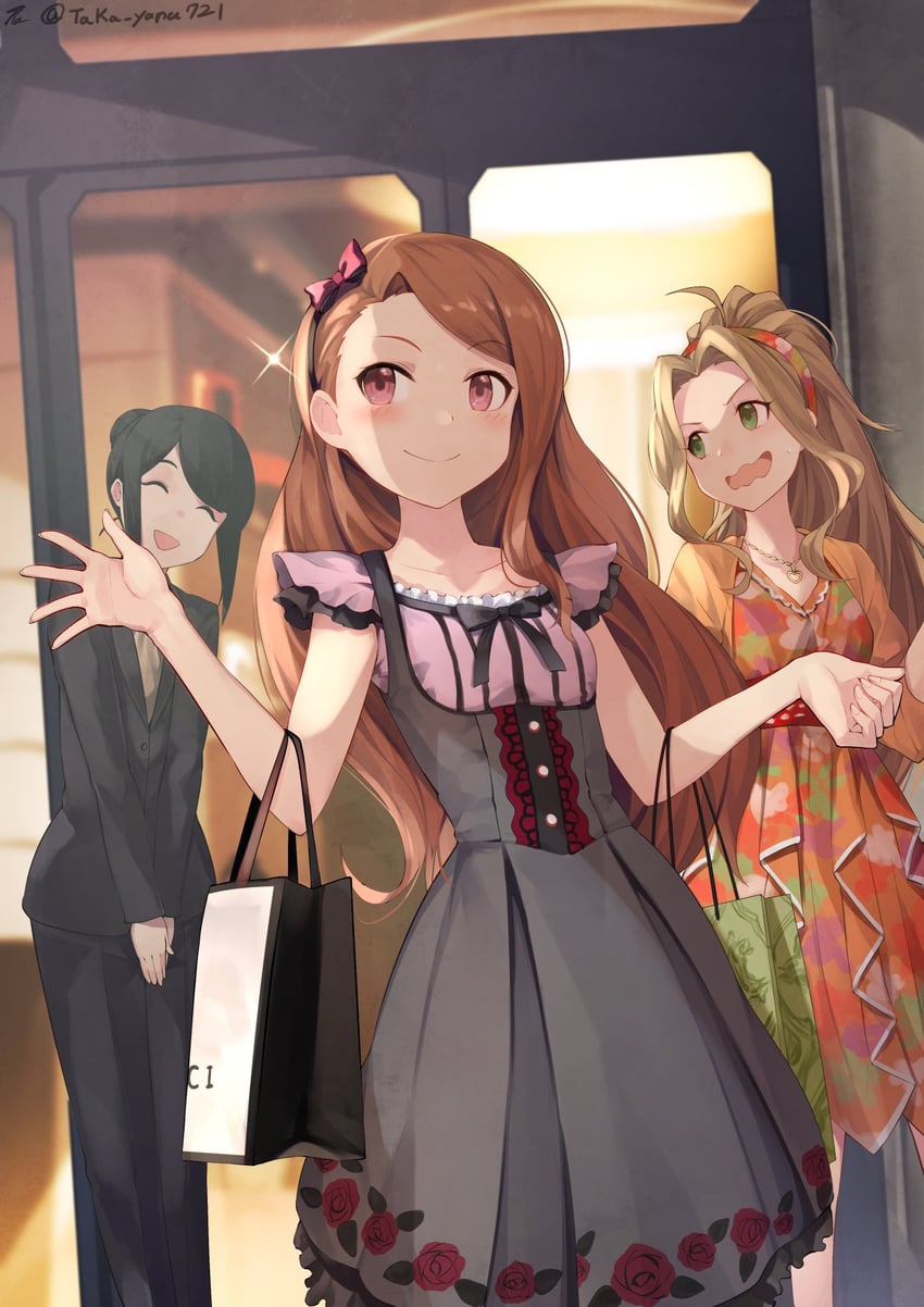 minase iori and nikaido chizuru (idolmaster and 2 more) drawn by taka.yana