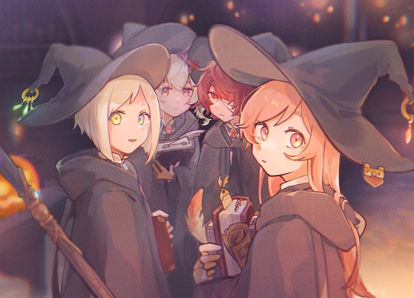flower, sf-a2 miki, fukase, and utatane piko (vocaloid) drawn by mi_no_take