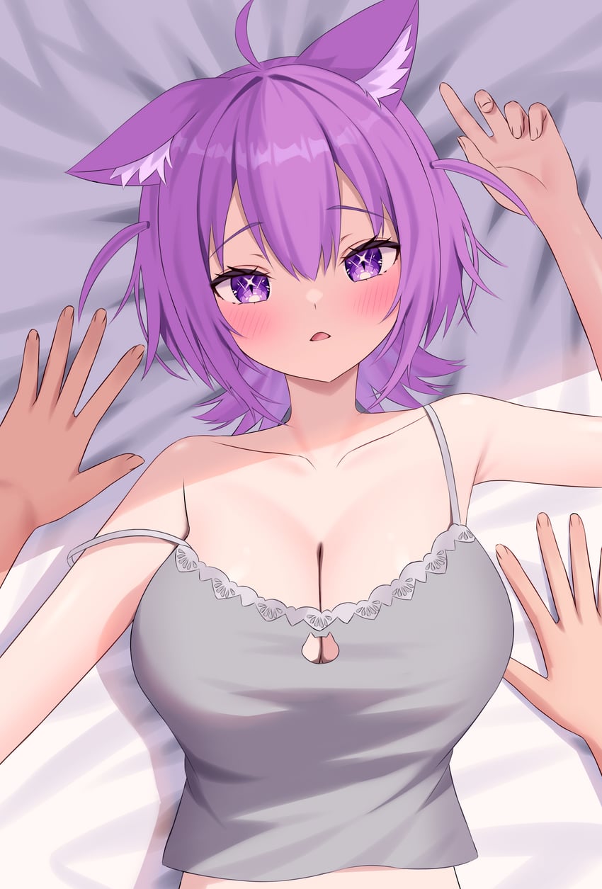 nekomata okayu (hololive) drawn by kumoru_(kumoru_145)