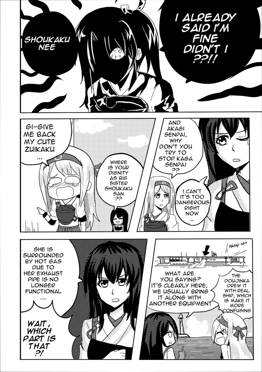 kaga, akagi, zuikaku, and shoukaku (kantai collection) drawn by drie