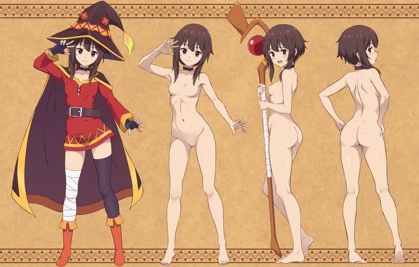 megumin (kono subarashii sekai ni shukufuku wo!) drawn by nanikairu