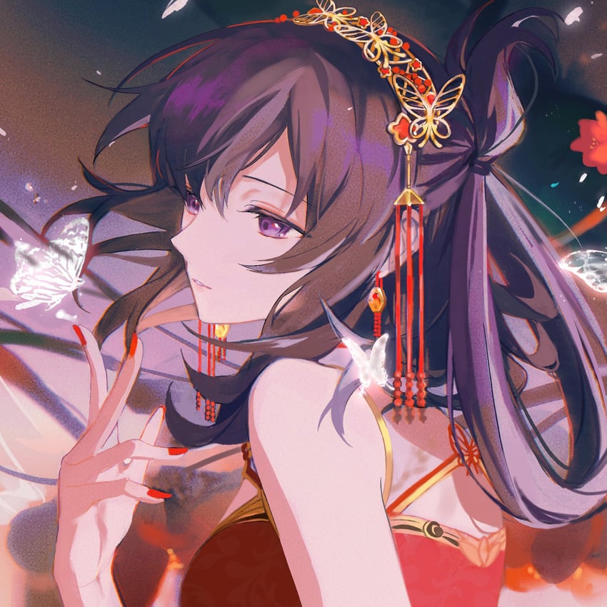 rixia mao (eiyuu densetsu and 2 more) drawn by ye_(pixiv4862539)