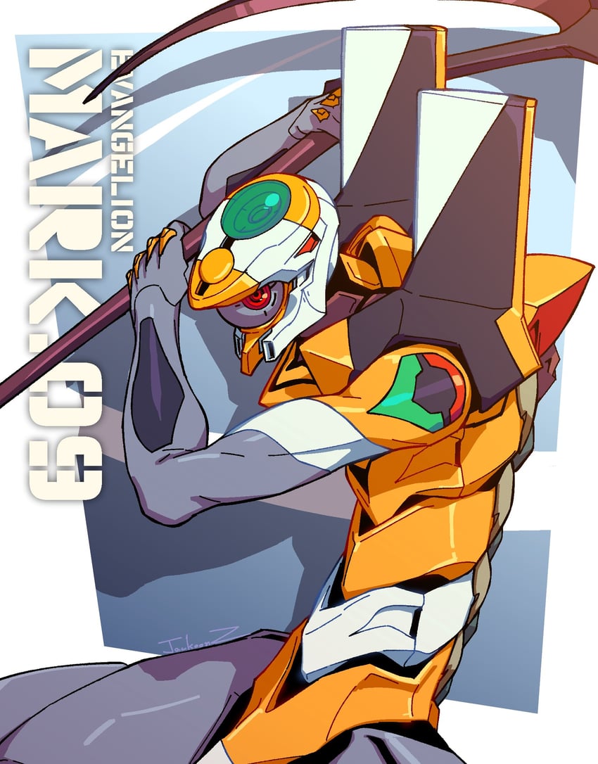 eva 09 (neon genesis evangelion and 2 more) drawn by jackoonz