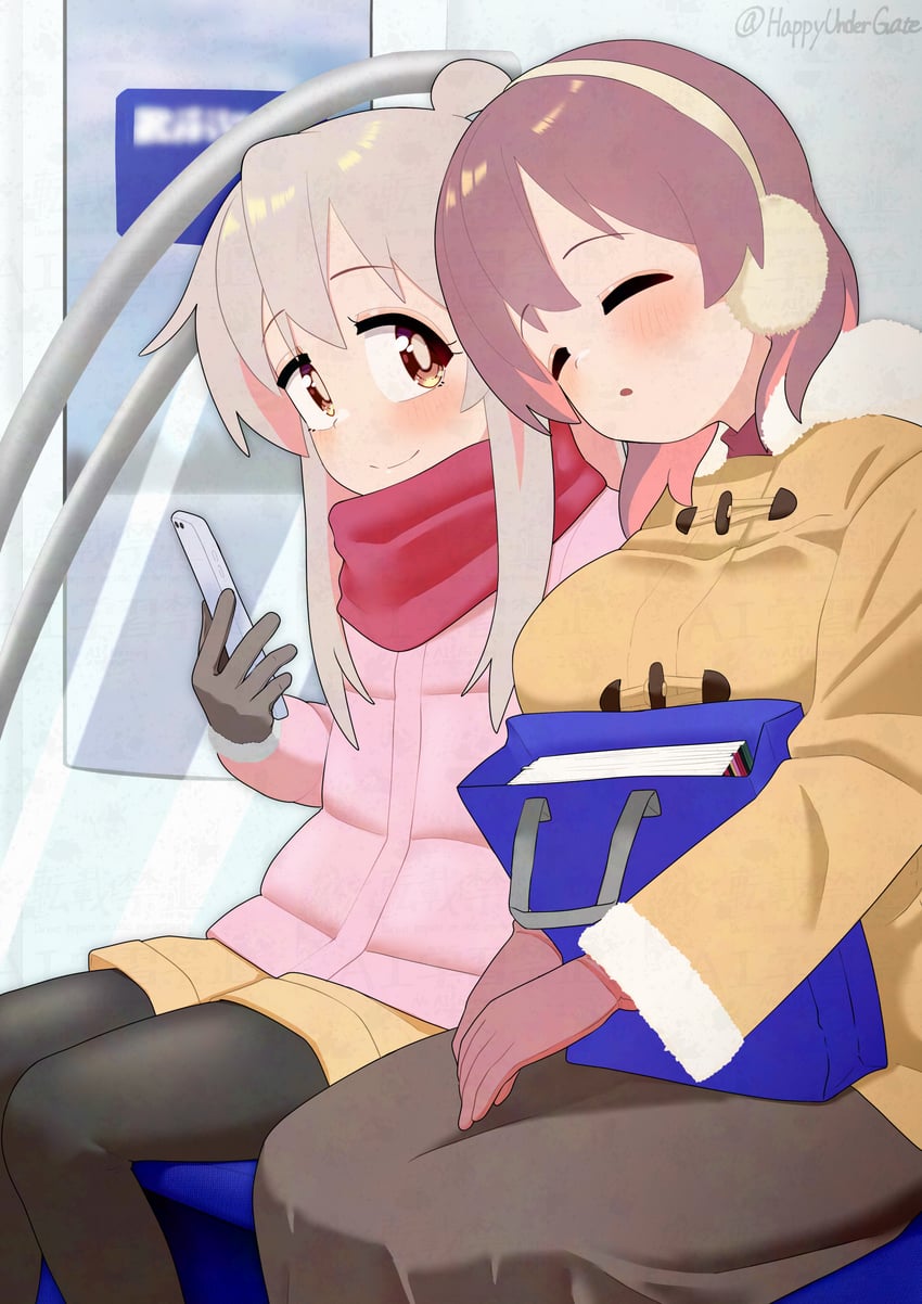 oyama mahiro and murosaki miyo (onii-chan wa oshimai!) drawn by happyundergate