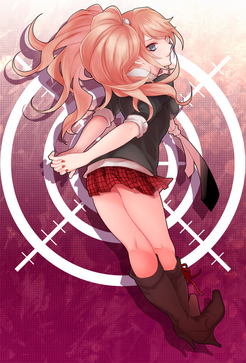 enoshima junko (danganronpa and 1 more) drawn by natsuhachi