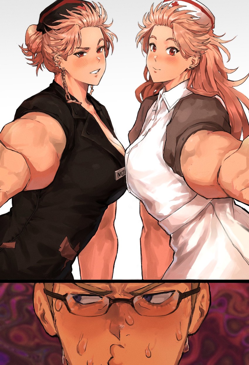 noi and shin (dorohedoro) drawn by park_ongjol