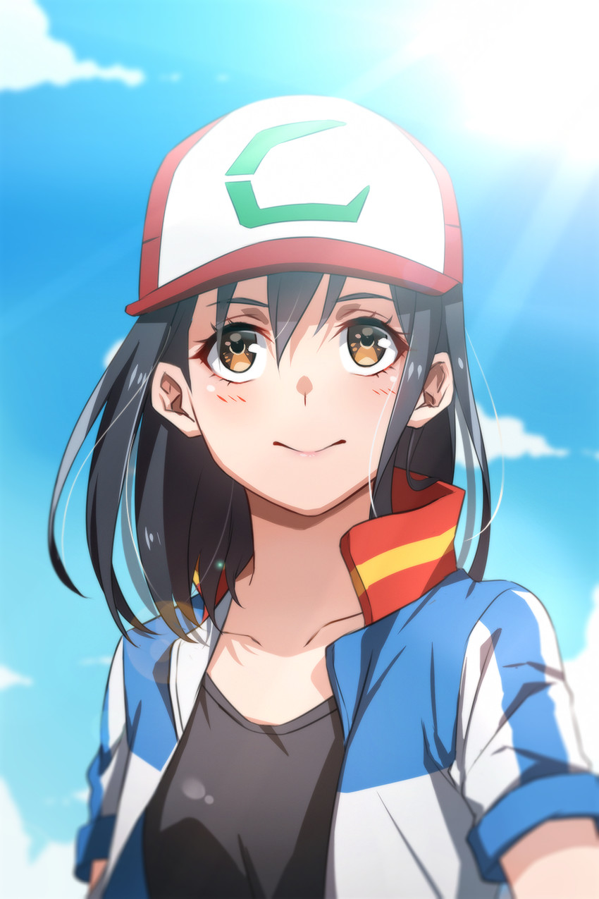 ash ketchum (pokemon and 1 more) drawn by tight_(ohmygod)