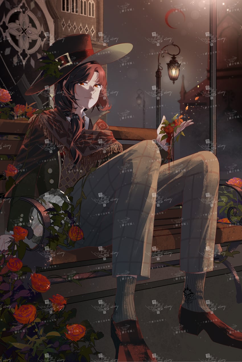 klein moretti and merlin hermes (lord of the mysteries) drawn by yigeguanzimeiyouliang