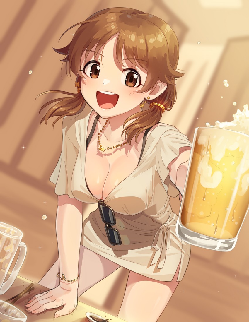 katagiri sanae (idolmaster and 1 more) drawn by kamille_(vcx68)