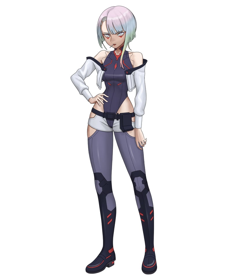 lucy (cyberpunk and 1 more) drawn by centauri_(saa98)