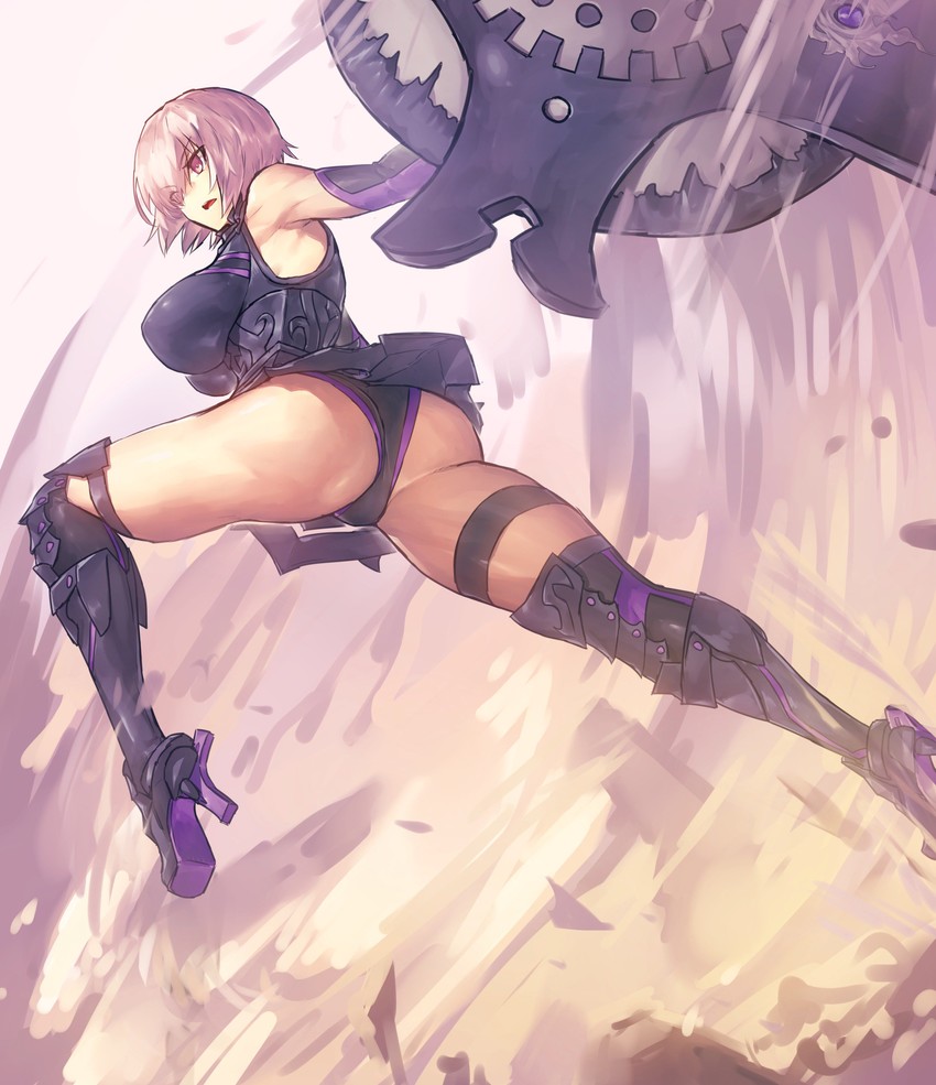 mash kyrielight (fate and 1 more) drawn by melon22