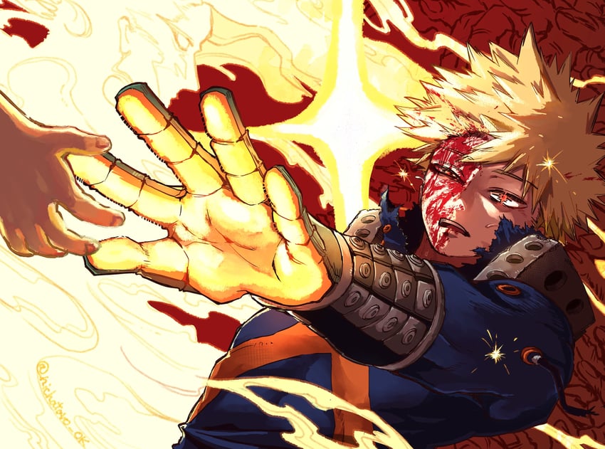 bakugou katsuki (boku no hero academia) drawn by nichataro_ok