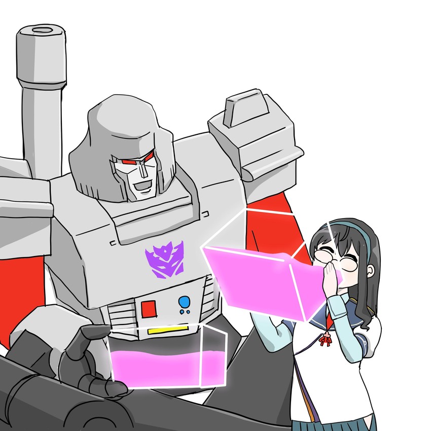 ooyodo and megatron (kantai collection and 2 more) drawn by mokkyo_(motkyo)