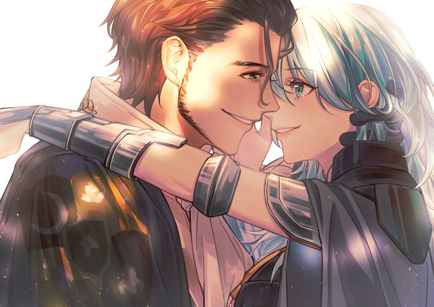 claude von riegan and female byleth (fire emblem and 1 more) drawn by zhihaiwusheng