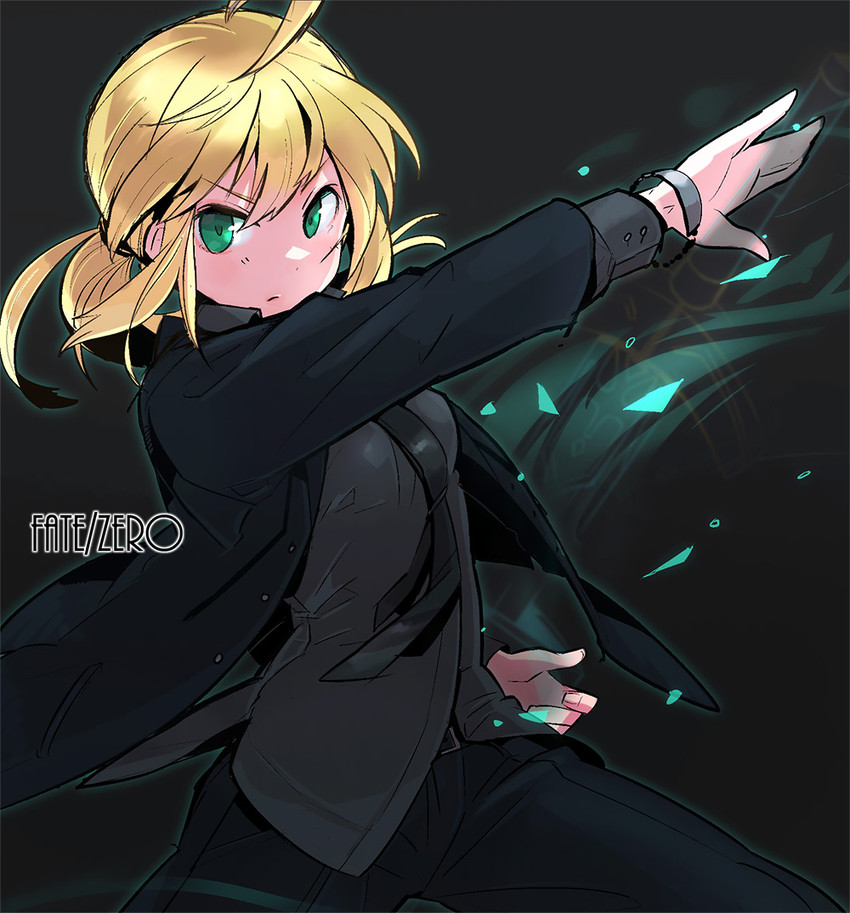 artoria pendragon and saber (fate and 2 more) drawn by kitakarai