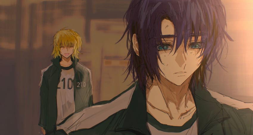 cagalli yula athha and athrun zala (gundam and 2 more) drawn by she_(morianosu)