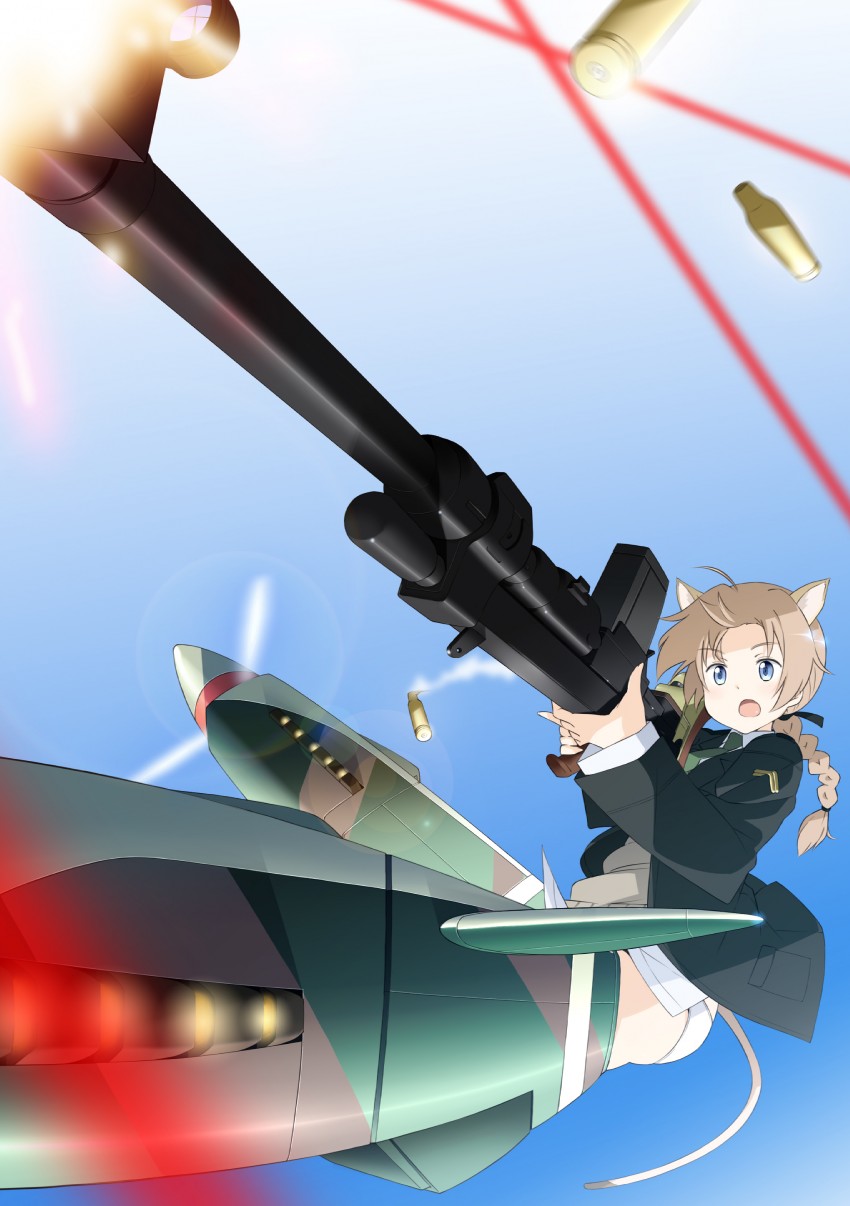 lynette bishop (world witches series and 1 more) drawn by mousou_(mousou_temporary)