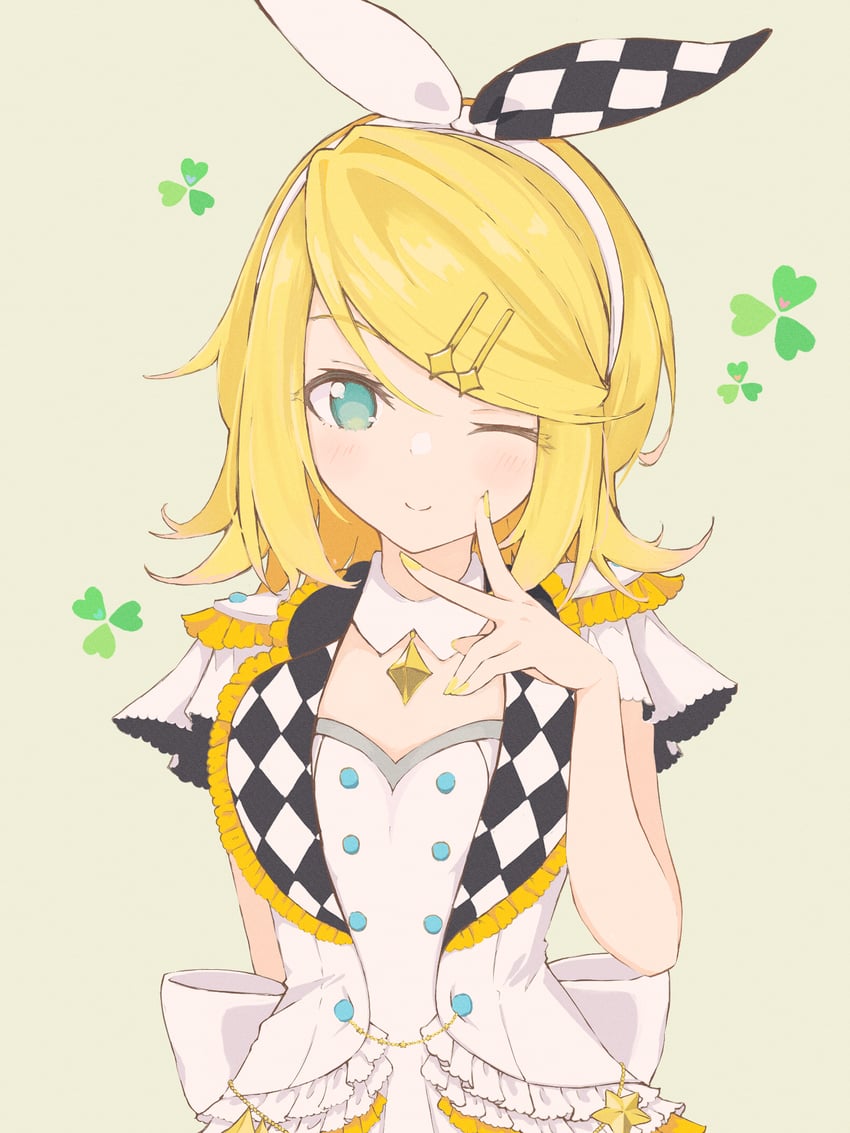 kagamine rin and more more jump! rin (vocaloid and 1 more) drawn by cidre_db
