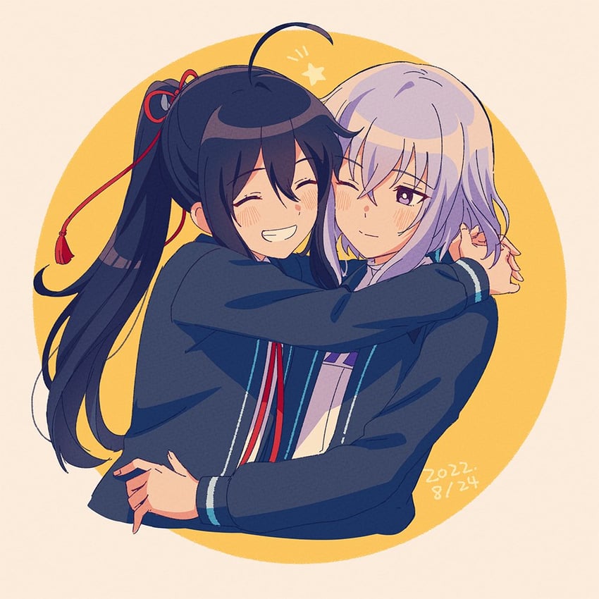 namazuo toushirou and honebami toushirou (touken ranbu) drawn by matsuki_(mikipingpong)