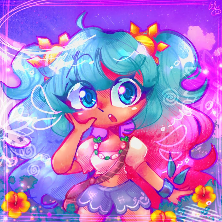 hatsune miku and filipino miku (vocaloid) drawn by lilypopppyy