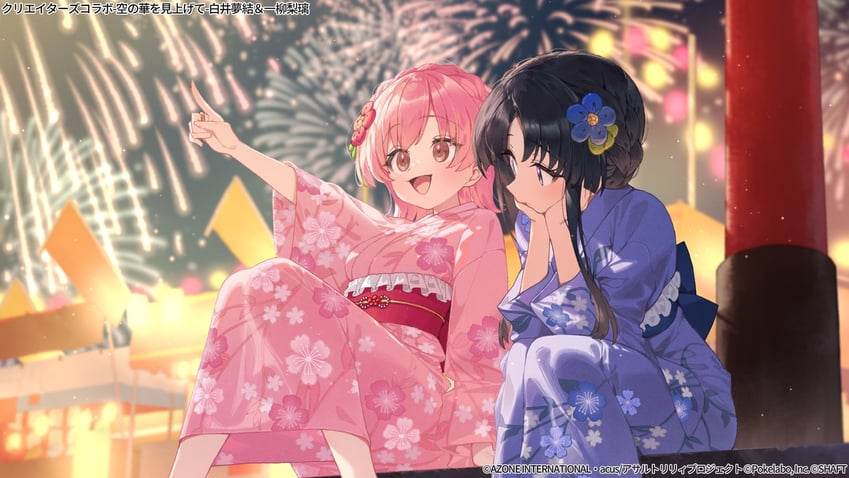 hitotsuyanagi riri and shirai yuyu (assault lily) drawn by rin31153336