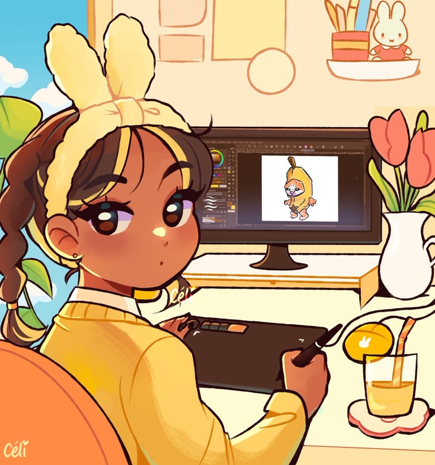 miffy (original and 1 more) drawn by pianta_celi