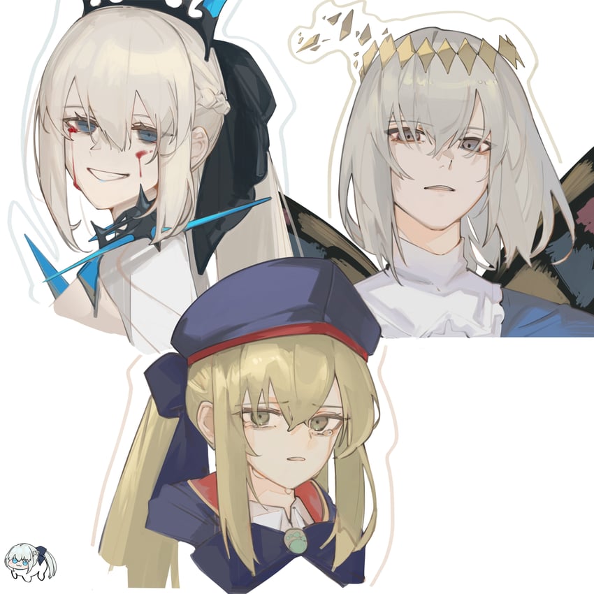 artoria pendragon, morgan le fay, artoria caster, and oberon (fate and 1 more) drawn by caat106