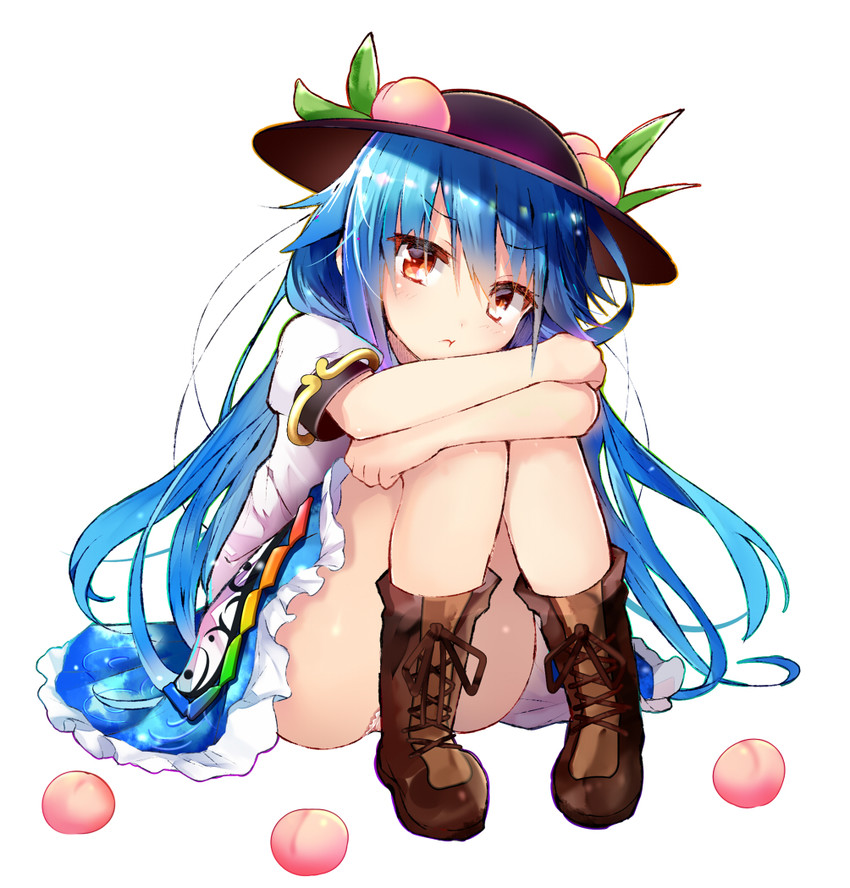 hinanawi tenshi (touhou and 1 more) drawn by efe