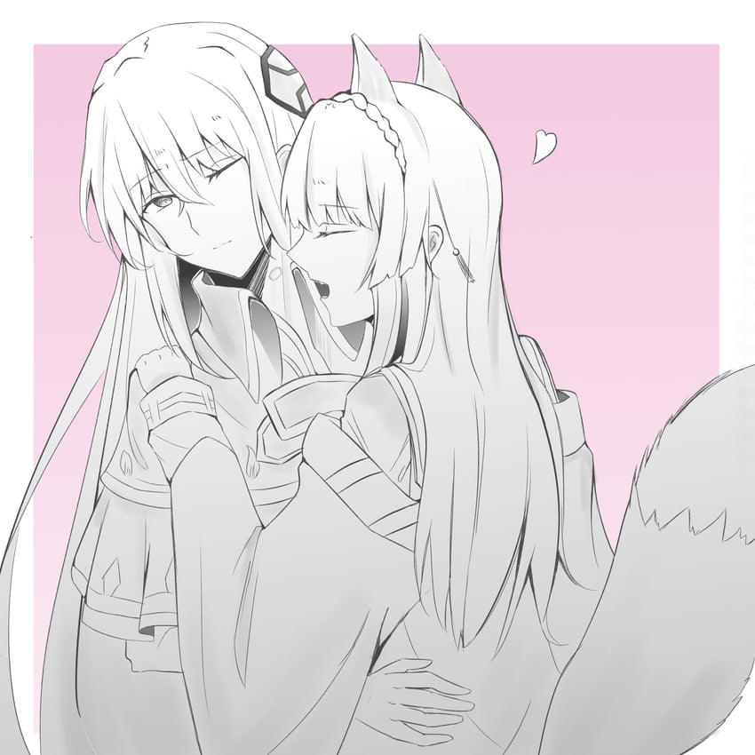 shirakawa yuina and kiryuu miya (heaven burns red) drawn by shenyan256