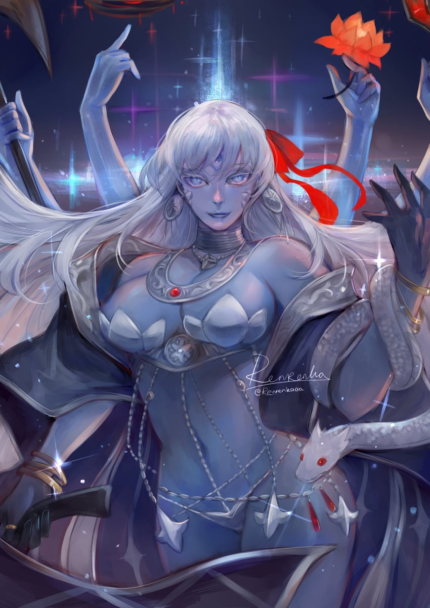 kali (fate and 1 more) drawn by renrenka_noi
