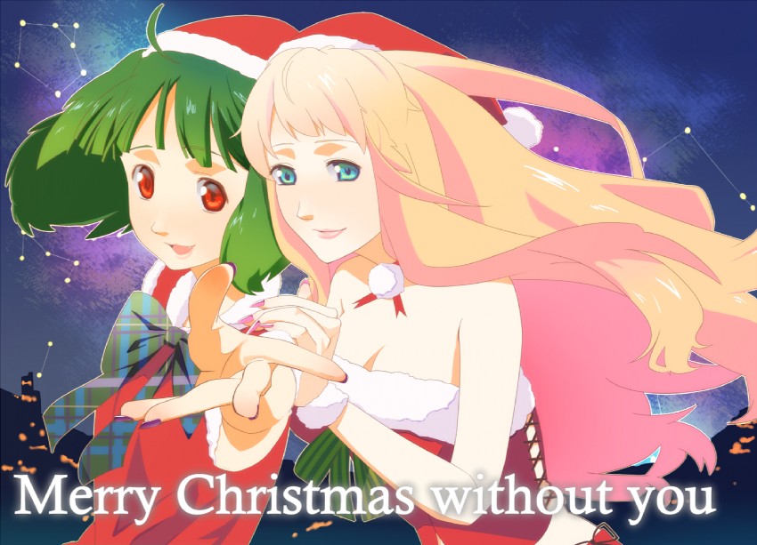 sheryl nome and ranka lee (macross and 1 more) drawn by shitsuren_banchou_tea