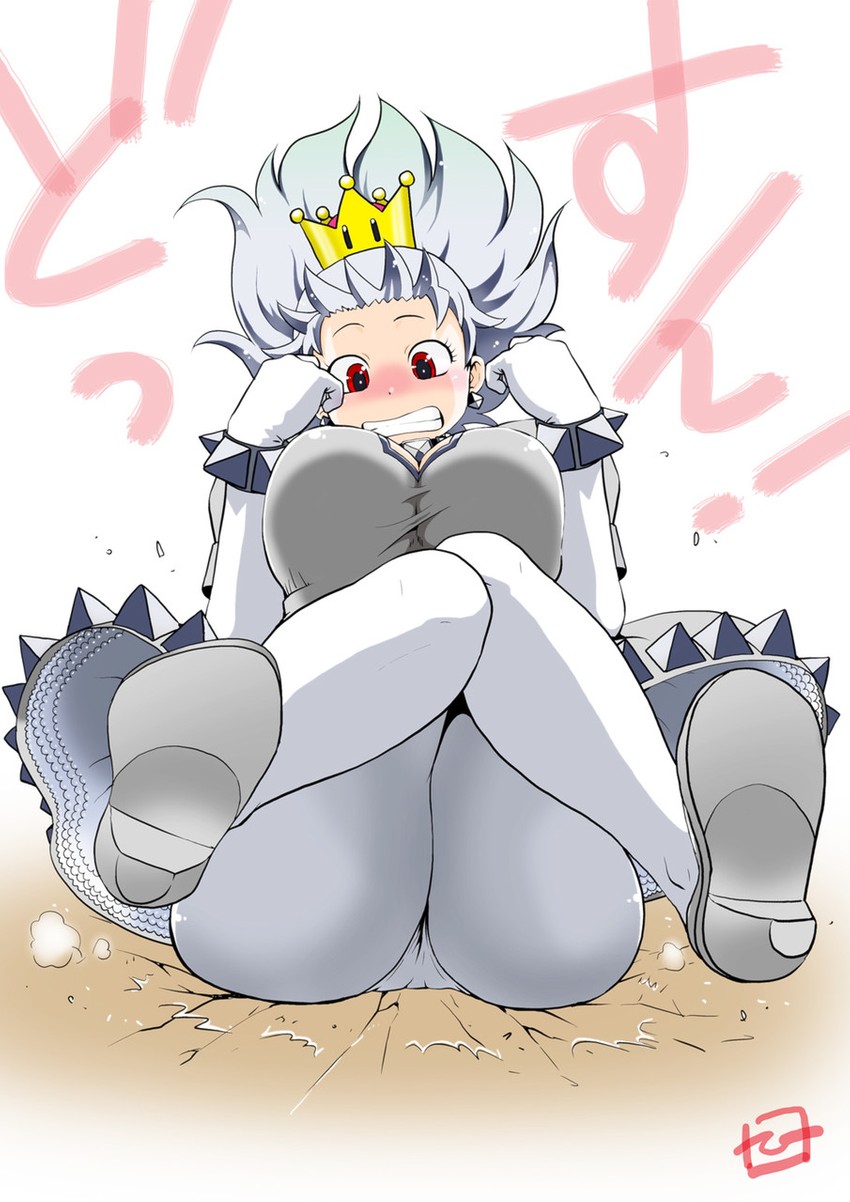 princess thwomp (mario and 1 more) drawn by oonuma_hiroshi