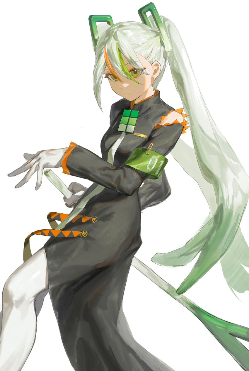 hatsune miku and fighting miku (pokemon and 2 more) drawn by r_r_i_n