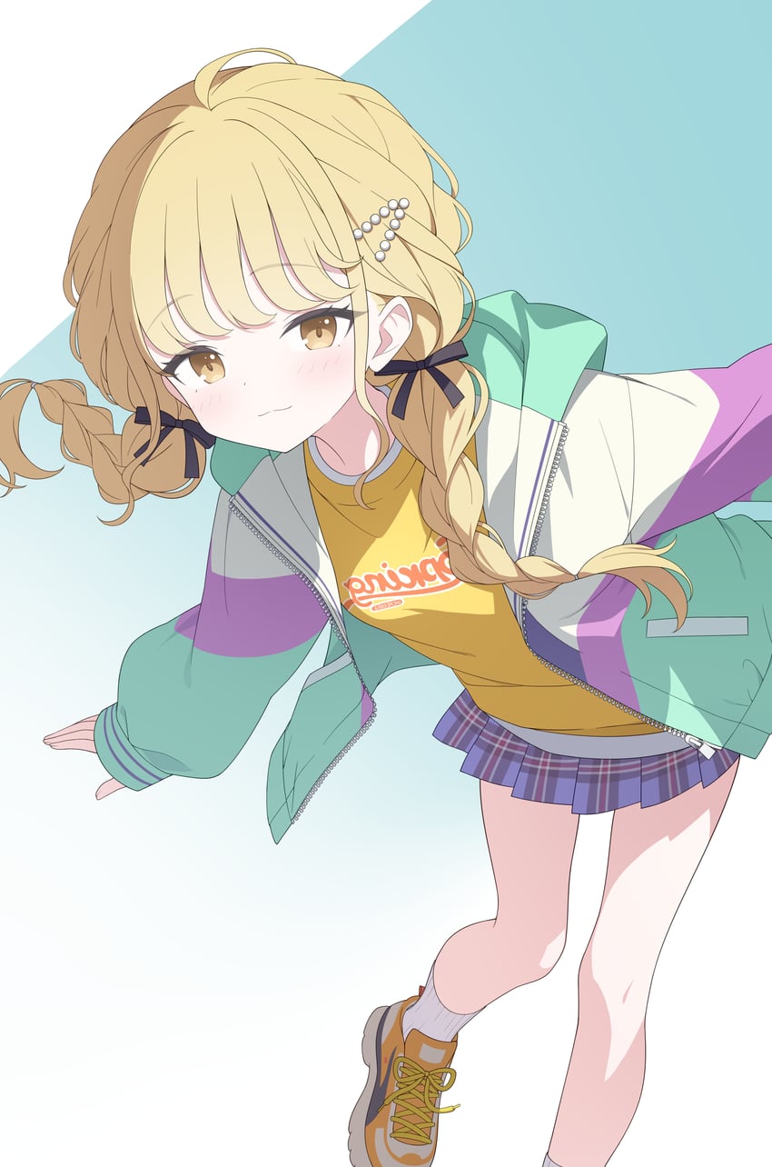 fujita kotone (idolmaster and 1 more) drawn by jyt