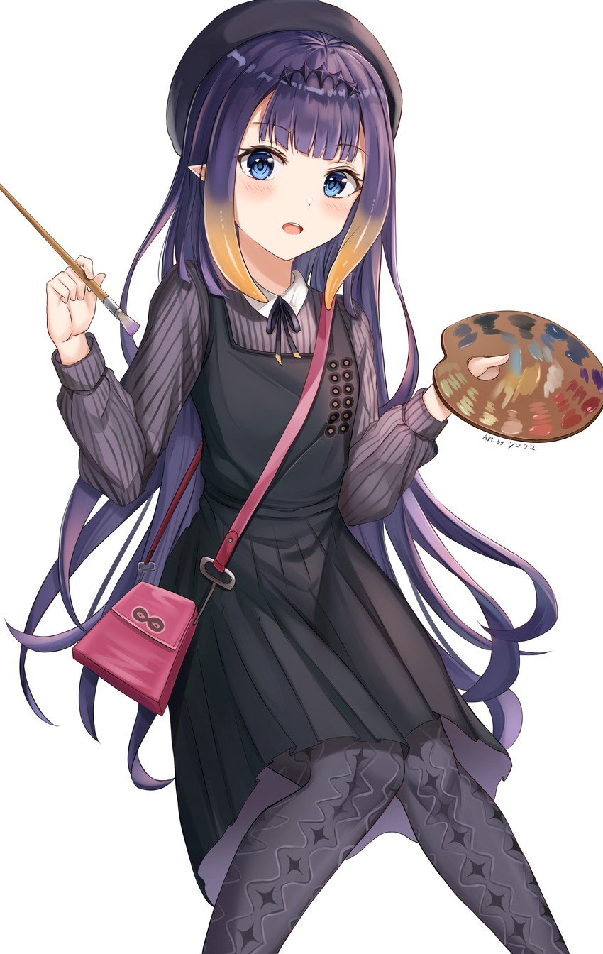 ninomae ina'nis (hololive and 1 more) drawn by shirokuma_(zeroillya)