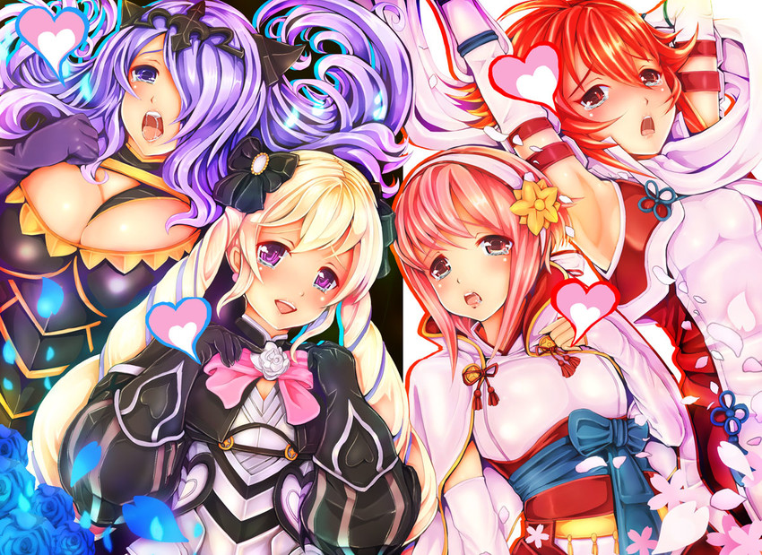 camilla, elise, sakura, and hinoka (fire emblem and 1 more) drawn by teruru
