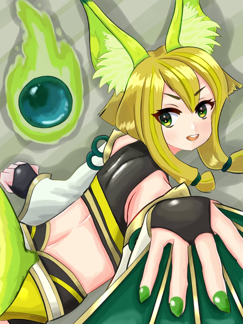 hu-li the jewel mikanko (yu-gi-oh!) drawn by xandras63x