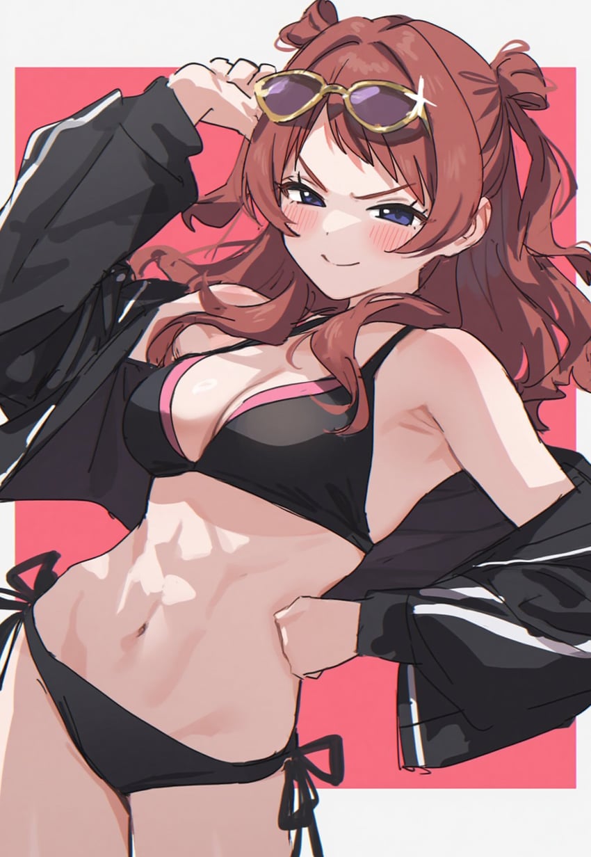 hanami saki (idolmaster and 1 more) drawn by tsugu_gumin