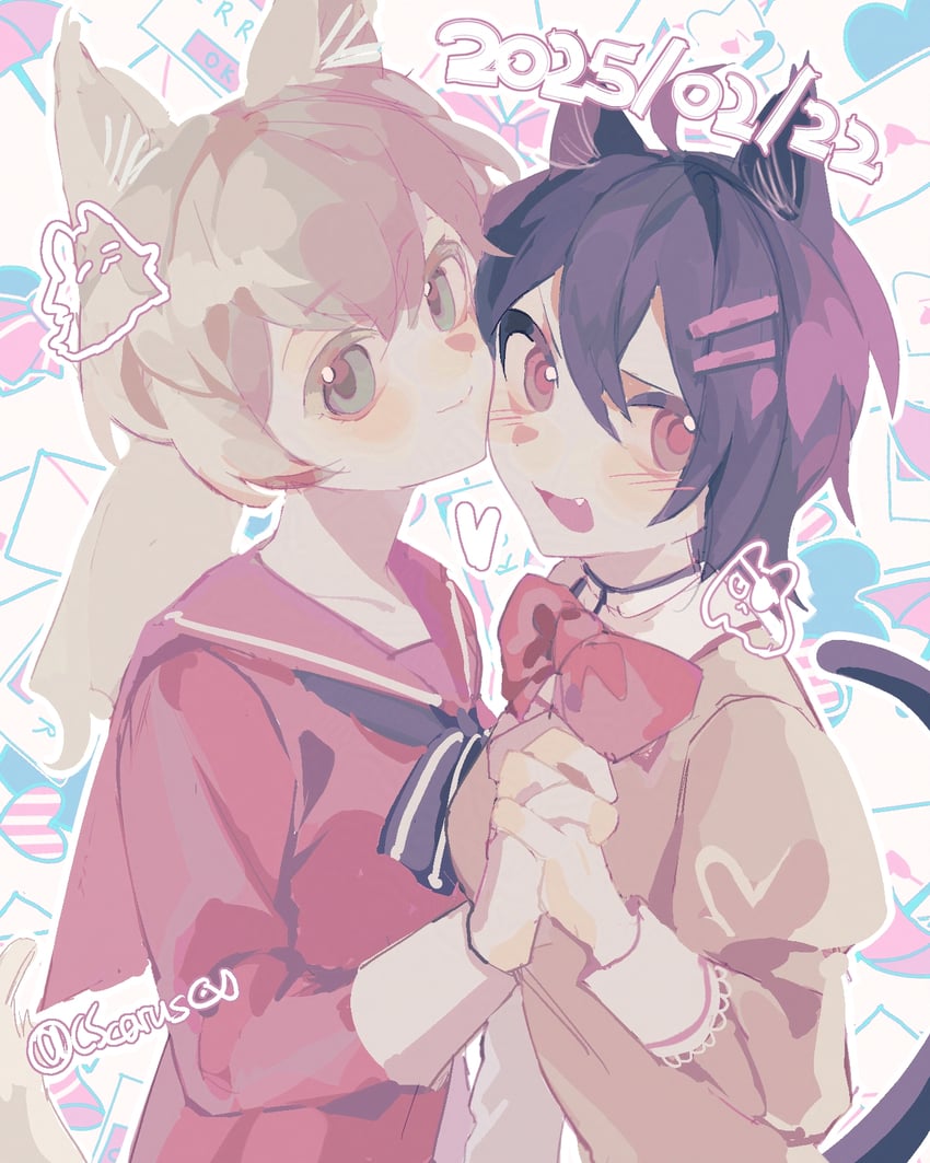 mikuni oriko and kure kirika (mahou shoujo madoka magica and 1 more) drawn by cscarus