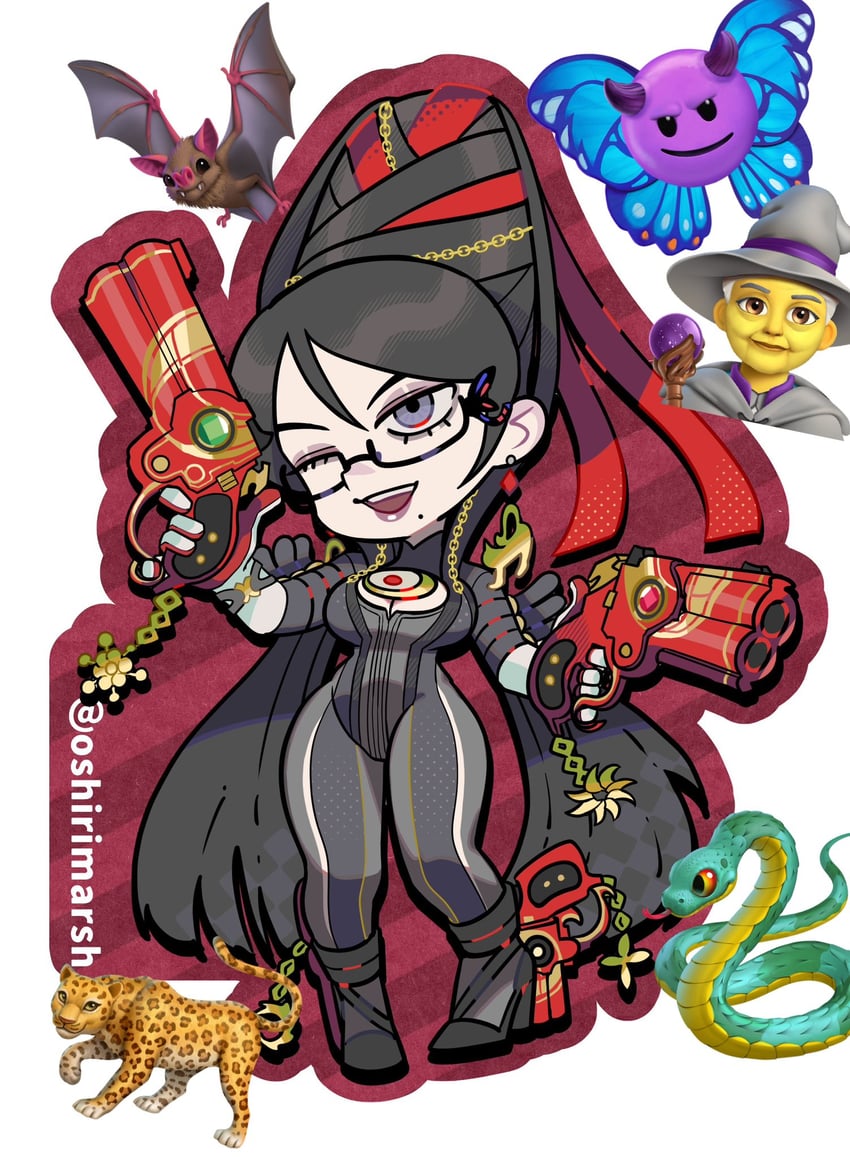 bayonetta (bayonetta and 1 more) drawn by dancho_no_mori