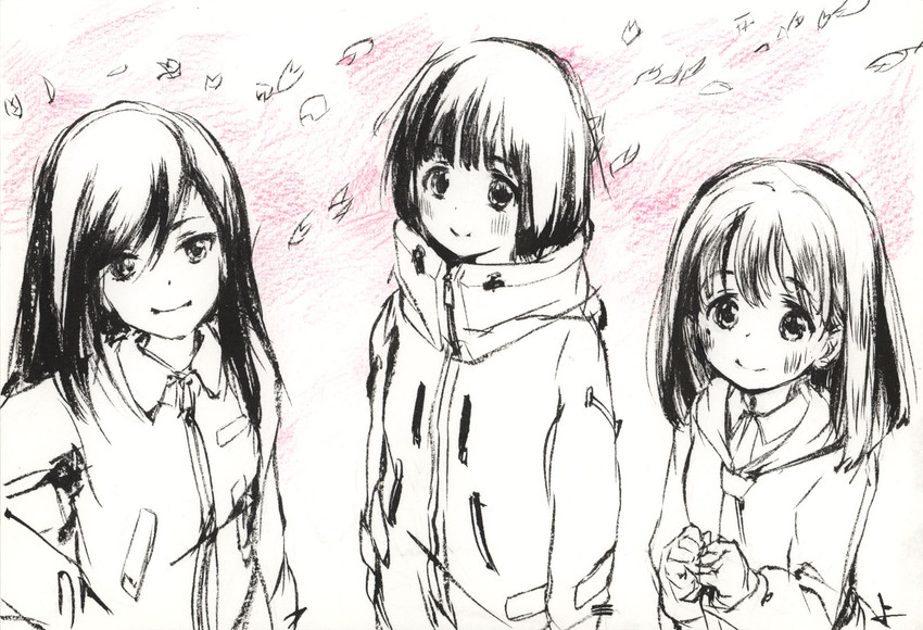 koguma, reiko, and eniwa shii (super cub) drawn by hi_fumiyo