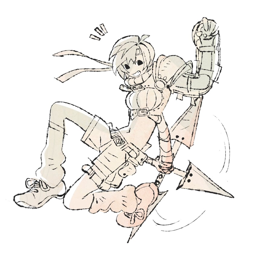 yuffie kisaragi (final fantasy and 3 more) drawn by jaysoysaucee