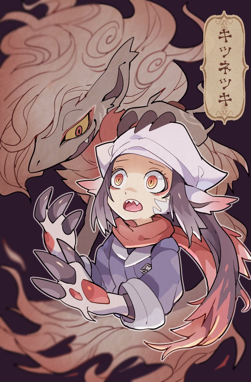akari and hisuian zoroark (pokemon and 1 more) drawn by imaat