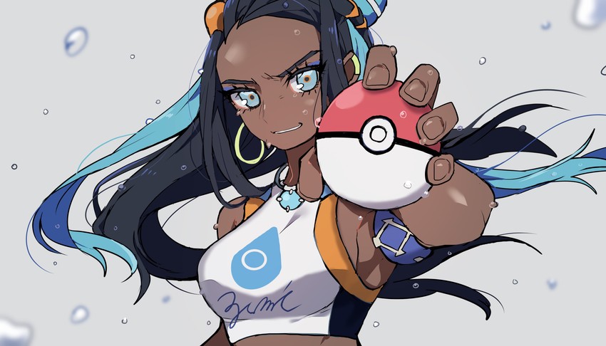 nessa (pokemon and 1 more) drawn by shirasu_uni