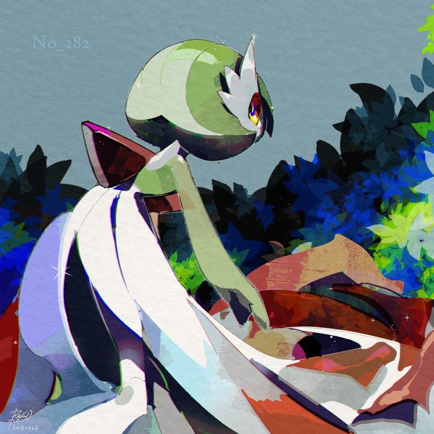 gardevoir (pokemon) drawn by reirou_(re16ko89)
