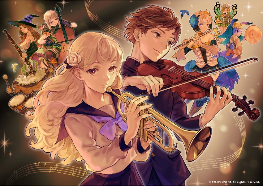 sorceress, gwendolyn, elf, mercedes, fuyusaka iori, and 4 more (dragon's crown and 3 more) drawn by kida_emika