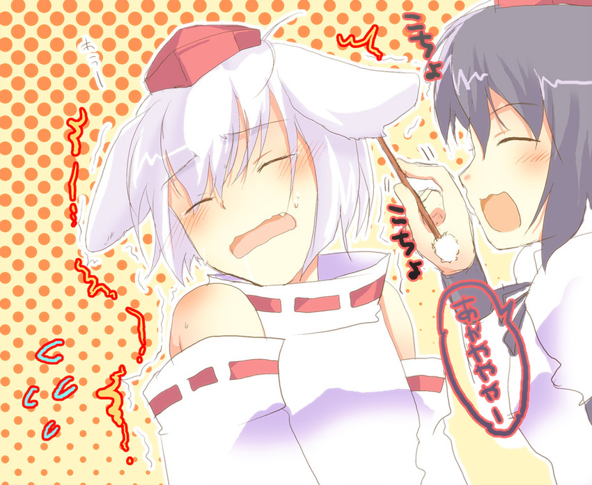 shameimaru aya and inubashiri momiji (touhou) drawn by co_taro