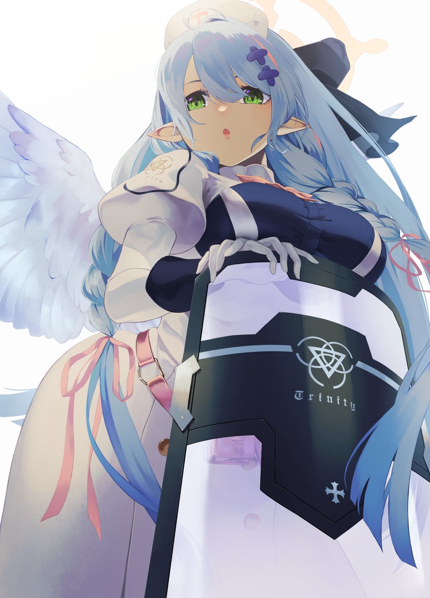 mine (blue archive) drawn by mori_yashiro_(konkon_oyashiro)