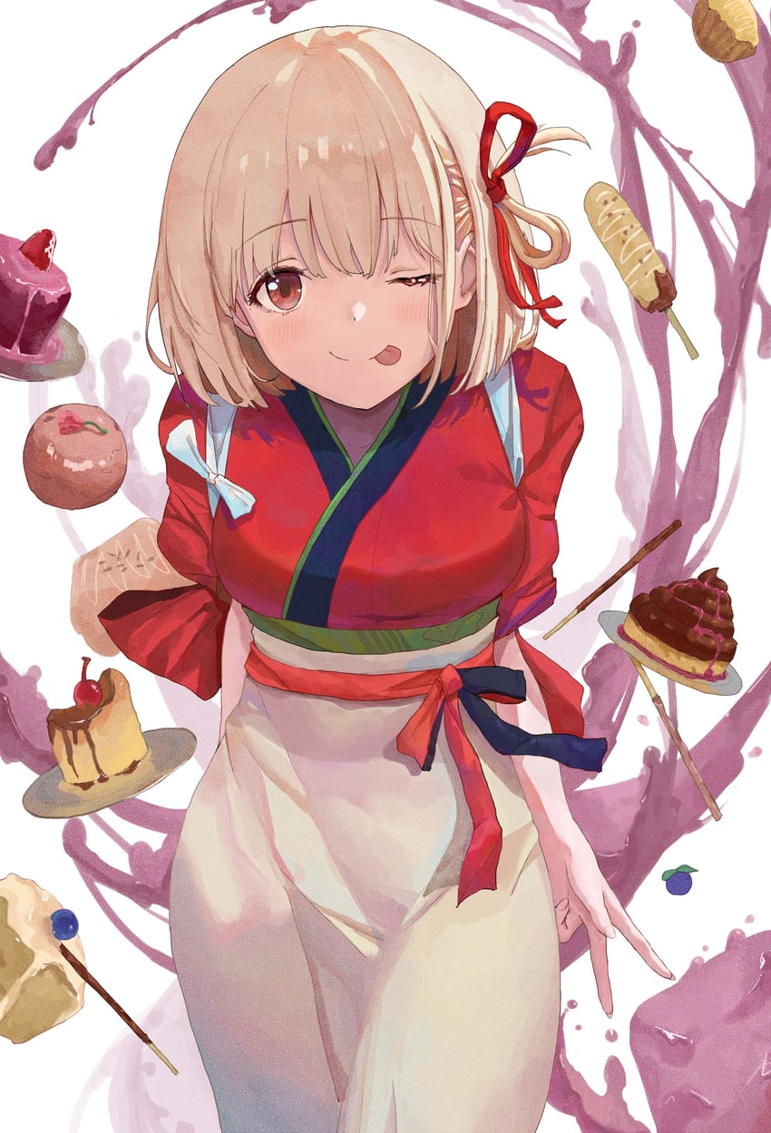 nishikigi chisato (lycoris recoil) drawn by mykingarthurs